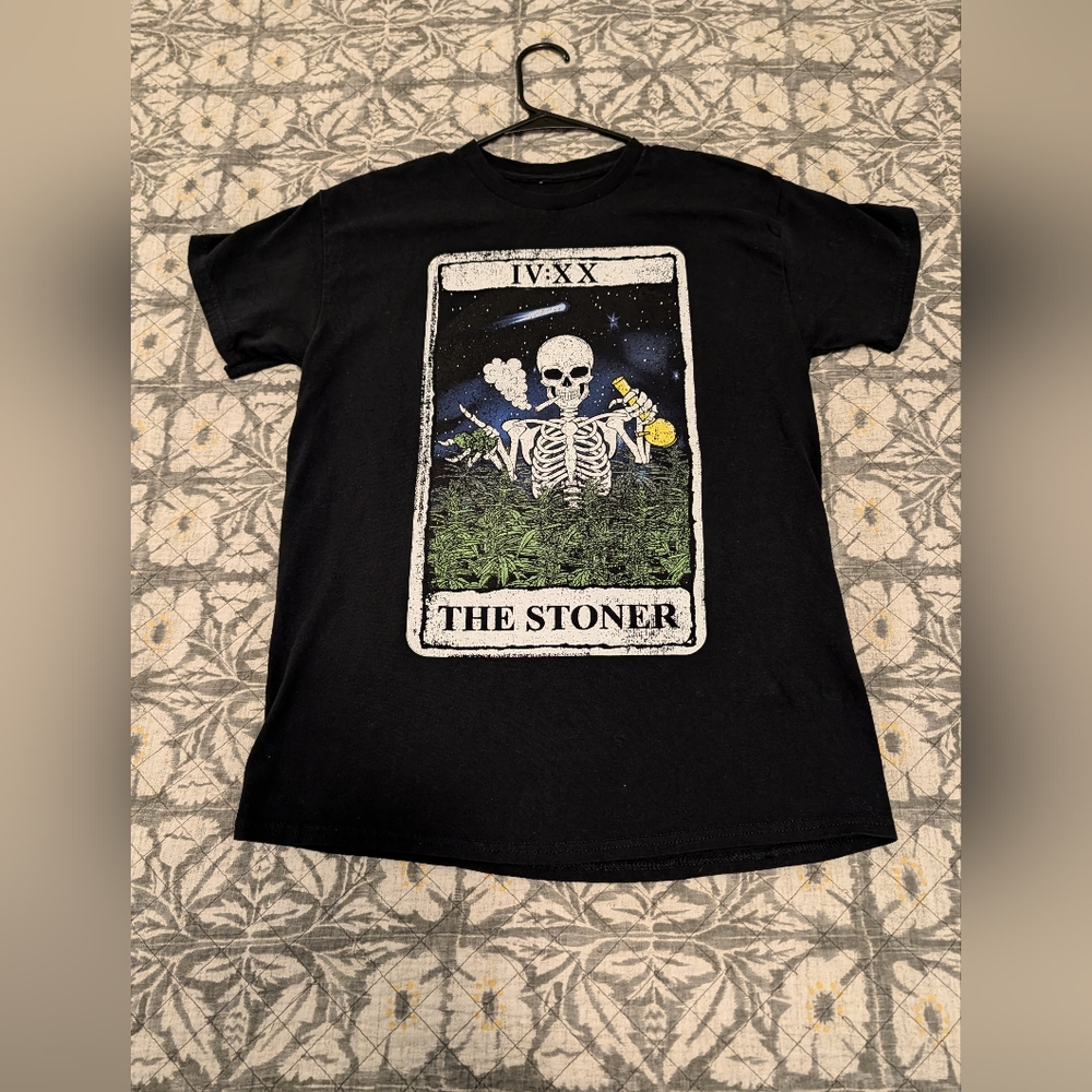 Spencer's Black Skeleton Graphic Tee